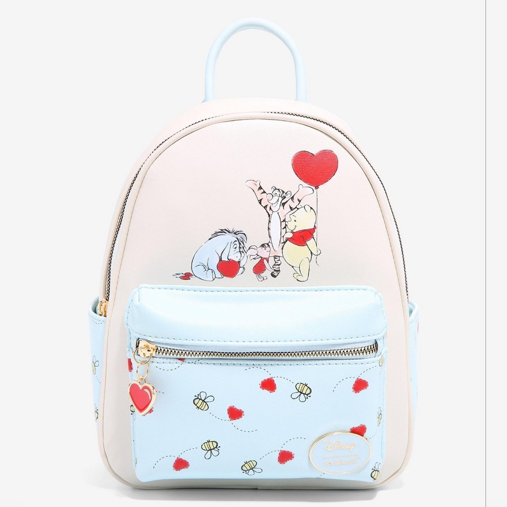 Her Universe Disney Winnie The Pooh & Friends Heart Mini Backpack